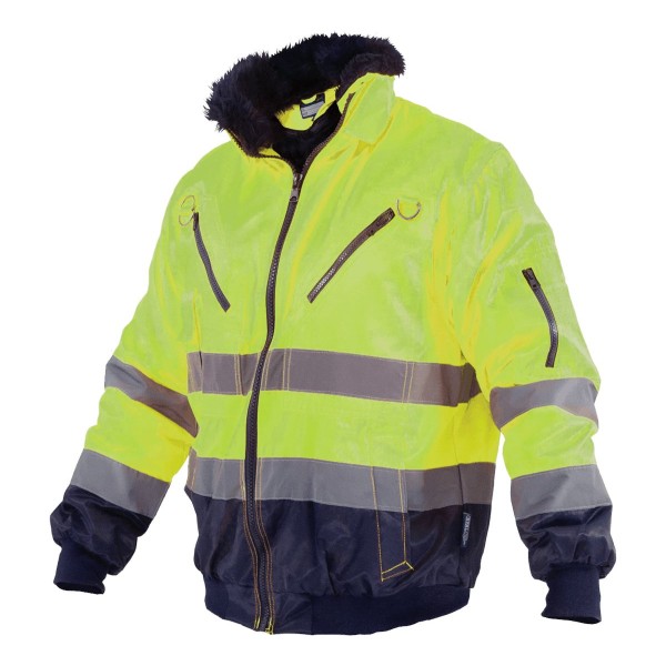 Bunda pilotka 3v1 PILOT HI-VIS S žlutá